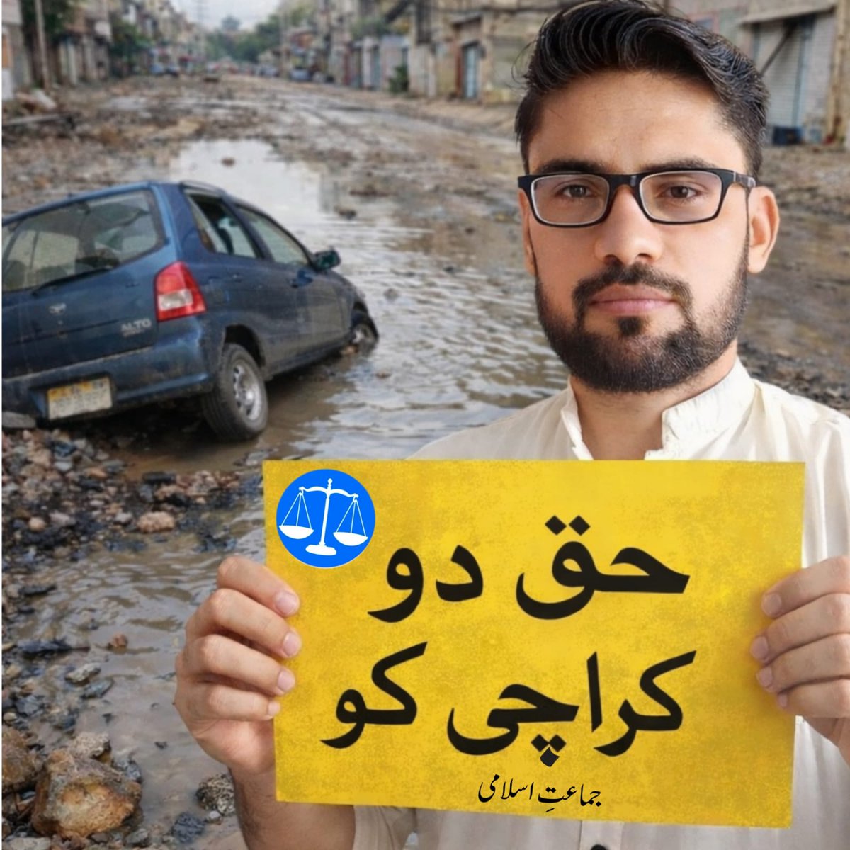 قبضہ میئر ساڈا حق اتھے رکھ ! 
پرنٹرز شاپ تو سیل کردوگے سوشل میڈیا کے ساتھ کیا کروگے ؟؟؟ 
#JamateIslami 
#HafizNaeemRehman
<a href="/_AamirJIP/">Aamir Khalil 🇵🇰🇹🇷🇵🇸</a> 
#HaqDoKarachiKo