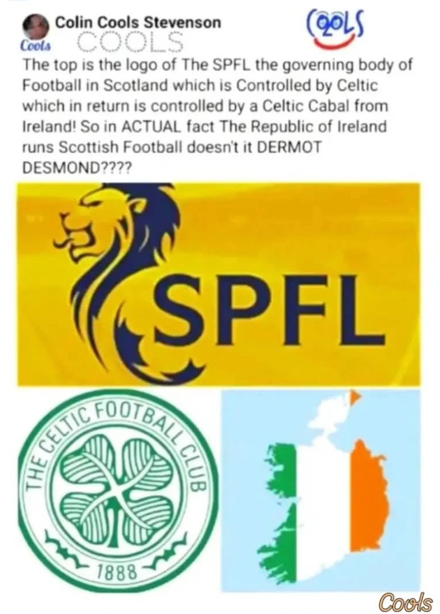 colincools1's tweet image. #FuckCeltic #FUCKtheSFA #FUCKtheSPFL #FUCKtheSNP #FuckScottishNationalism #FuckTheScottishMSM #FUCKtheIRA #FuckHamas #FuckPalestine