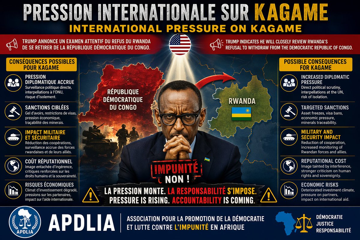 TheoMpoze's tweet image. 🚨 URGENT 🚨 : SUR LE REFUT DE #PAULKAGAME DE RETIRER SES RDF DE L'EST DE LA #RDC.

 « S’exprimant aujourd’hui, le Président Trump a indiqué qu’il examinera attentivement le refus du Rwanda de retirer ses troupes de la République démocratique du Congo. » @HarianaVeras

➡️ Les