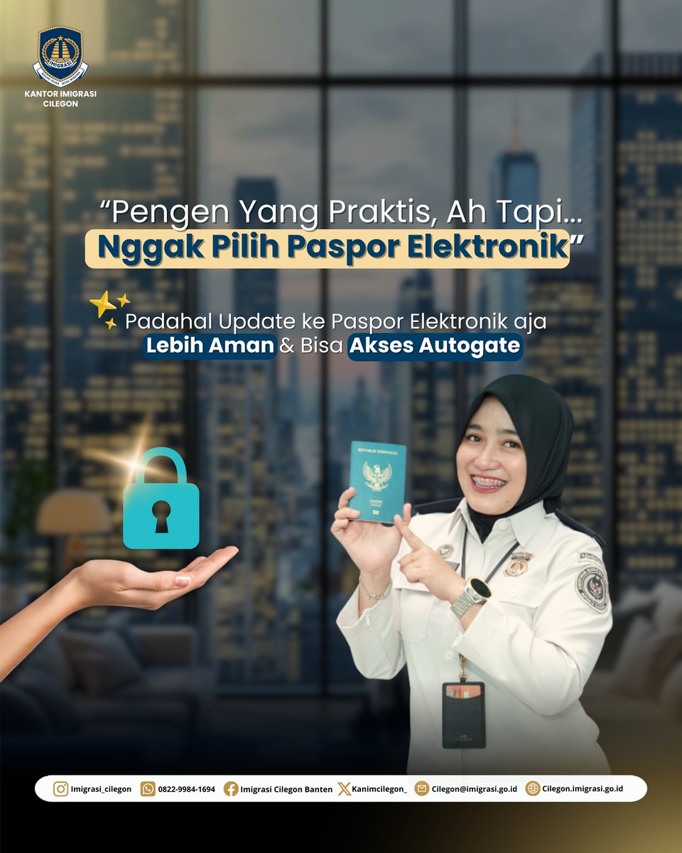 KanimCilegon_'s tweet image. Jangan sampai langkah sahabat mido terhenti hanya karena ragu. Mulai saja dulu—dari situ semuanya bisa berjalan.

#ImigrasiCilegon
#KontenViral
#Cilegon
#Paspor