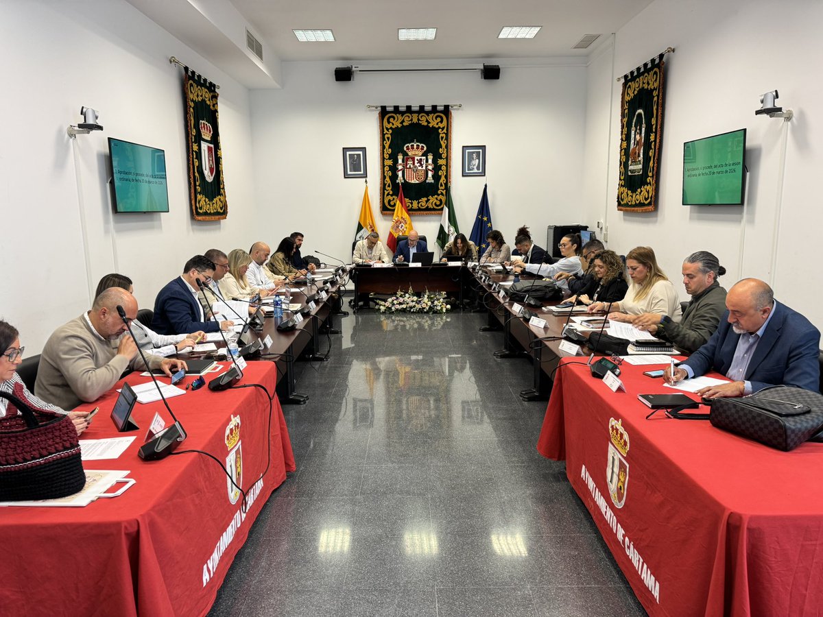 Ayto_Cartama's tweet image. Sigue en directo el pleno ordinario correspondiente al mes de abril 👉🏻 cartama.es

#cartama #gestión #ayuntamiento