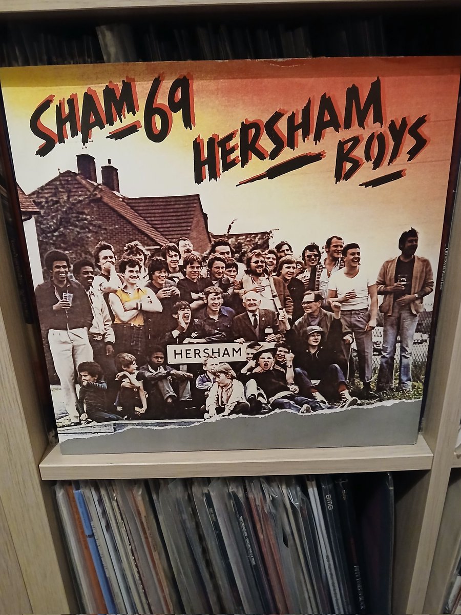 clairywairy88's tweet photo. "Council estates or tower blocks, wherever you live, you get the knocks. But the people 'round here, they are so nice, stop being naughty, take our advice. Hersham boys,  Hersham boys, lace up boots and corduroys..." 🧡 #HershamBoys (1979) #Sham69 🖤 #Punk Happy Friday all!x 🧡 https://t.co/JdfbAlSXNW