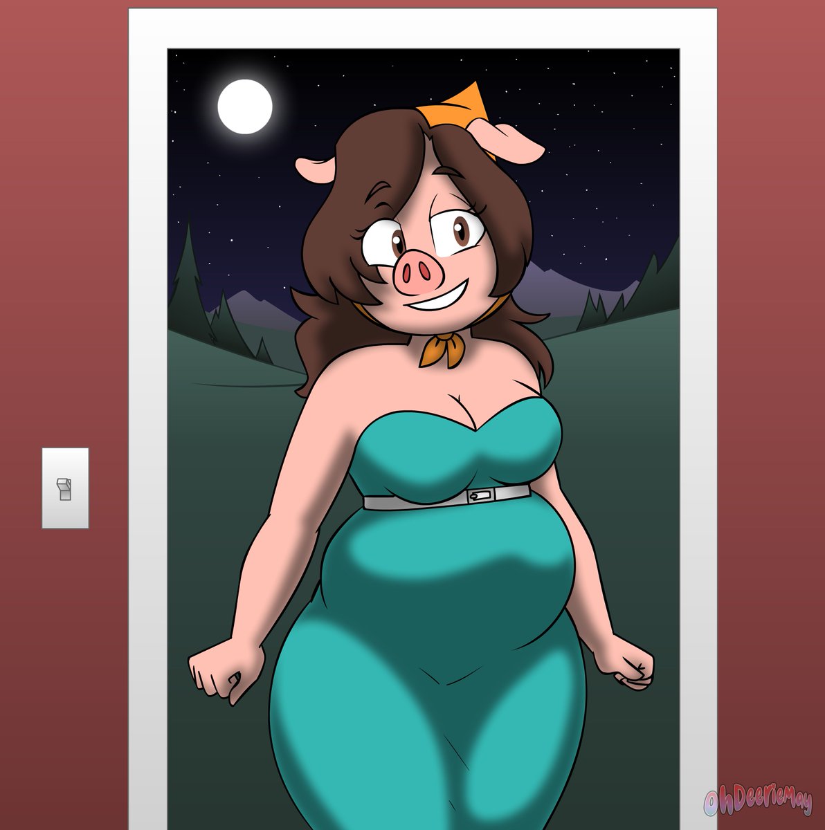DeerieMay's tweet photo. Commission for @CoinnaWRACOON https://t.co/AkLum4DQXF