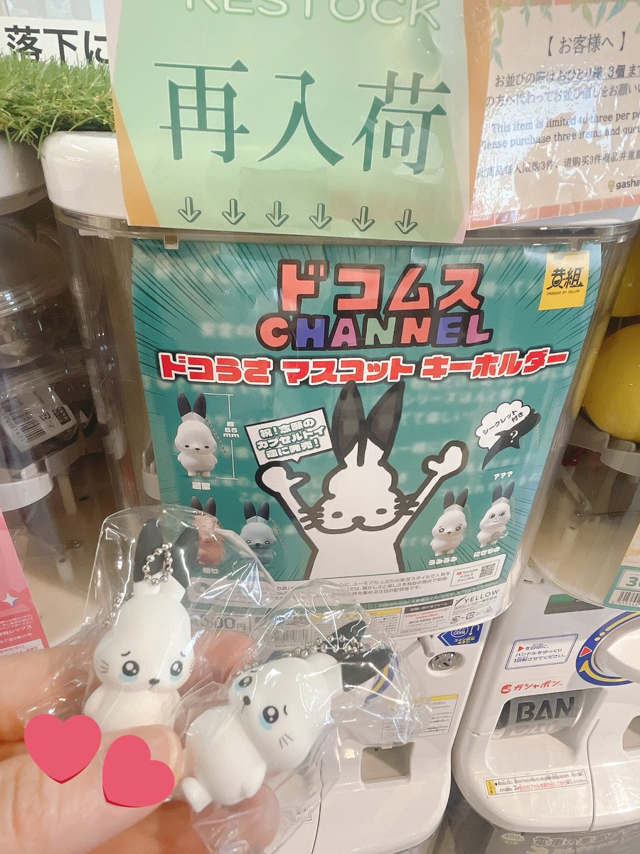 mokuson02's tweet photo. やっと出会えた〜〜〜！！！
池袋駅の近くのガシャココでゲットした〜〜！！！底が見えそうで他にも回したそうな方がいたので2回だけ回した！
どっちもうるうる来た被った🥹使う用と飾る用かな！またどこかで見かけたら回したい気持ち☺️✨　#まりぃの https://t.co/qk1bwK8Tx8