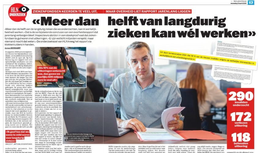 Nee, echt??
Je… je verwacht het niet!     

Gelukkig hebben we gedegen onderzoeksjournalistiek.