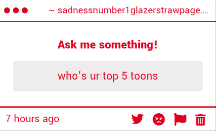 sadness' number 1 glazer (alive.) tweet media