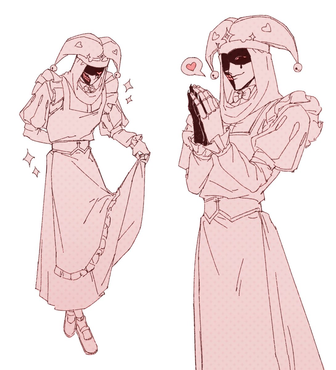 我想现在没有问题了！我修改了一点画中的漏洞。
#kingdomofmarionettes #KoM #jestyn_KoM