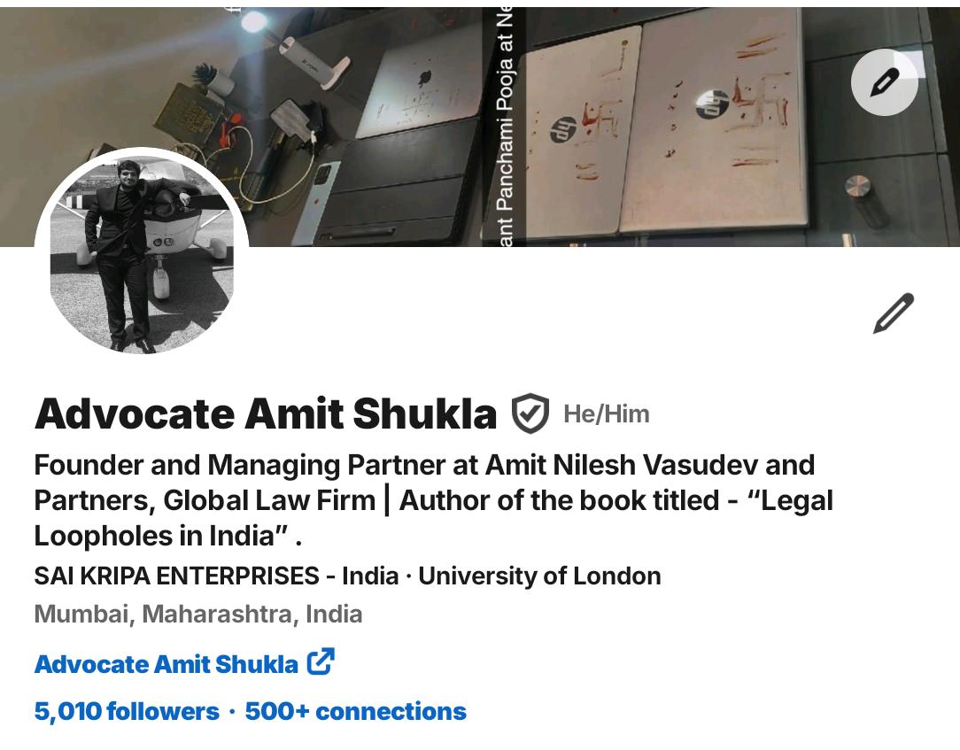 Advocate Amit Shukla tweet media