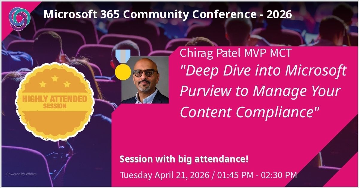Chirag Patel MVP MCT tweet media