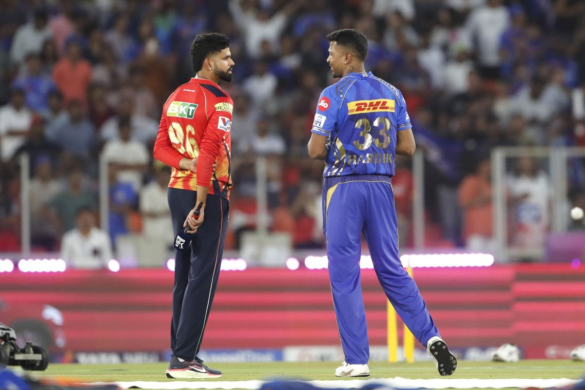 Highest Win% in IPL against an Opponent Captain
(min. 5 wins)

◎ 100% Dhoni against Yuvraj
◎ 100% Dhoni against Williamson
◎ 100% Warner against Raina
◎ 100% Yuvraj against Gilchrist
◉ 83% Shreyas against Hardik
◎ 83% Samson against Dhoni
◎ 83% Gambhir against Bailey
◎