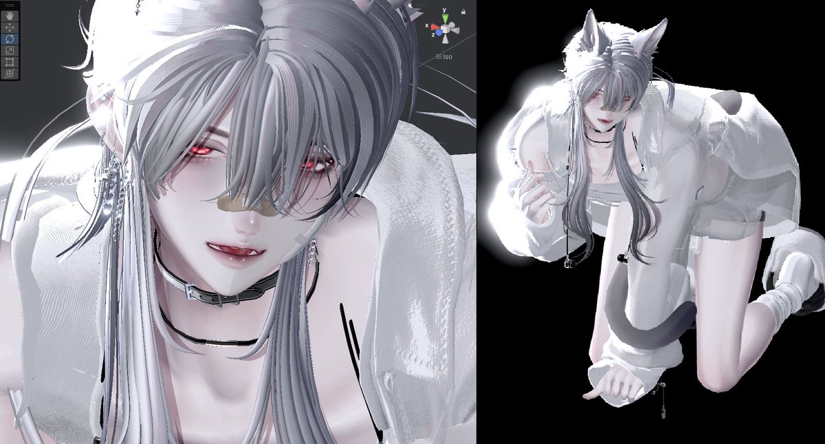 wiguana_uou's tweet image. #Minase3D #huwa_cottage 

メイク明日BOOTHで公開します🤍