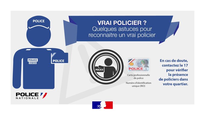 PoliceNat78's tweet image. #Prévention | Un policier se présente chez vous sans que vous en soyez avisé ?  Restez vigilant et n’hésitez pas à demander une carte professionnelle.