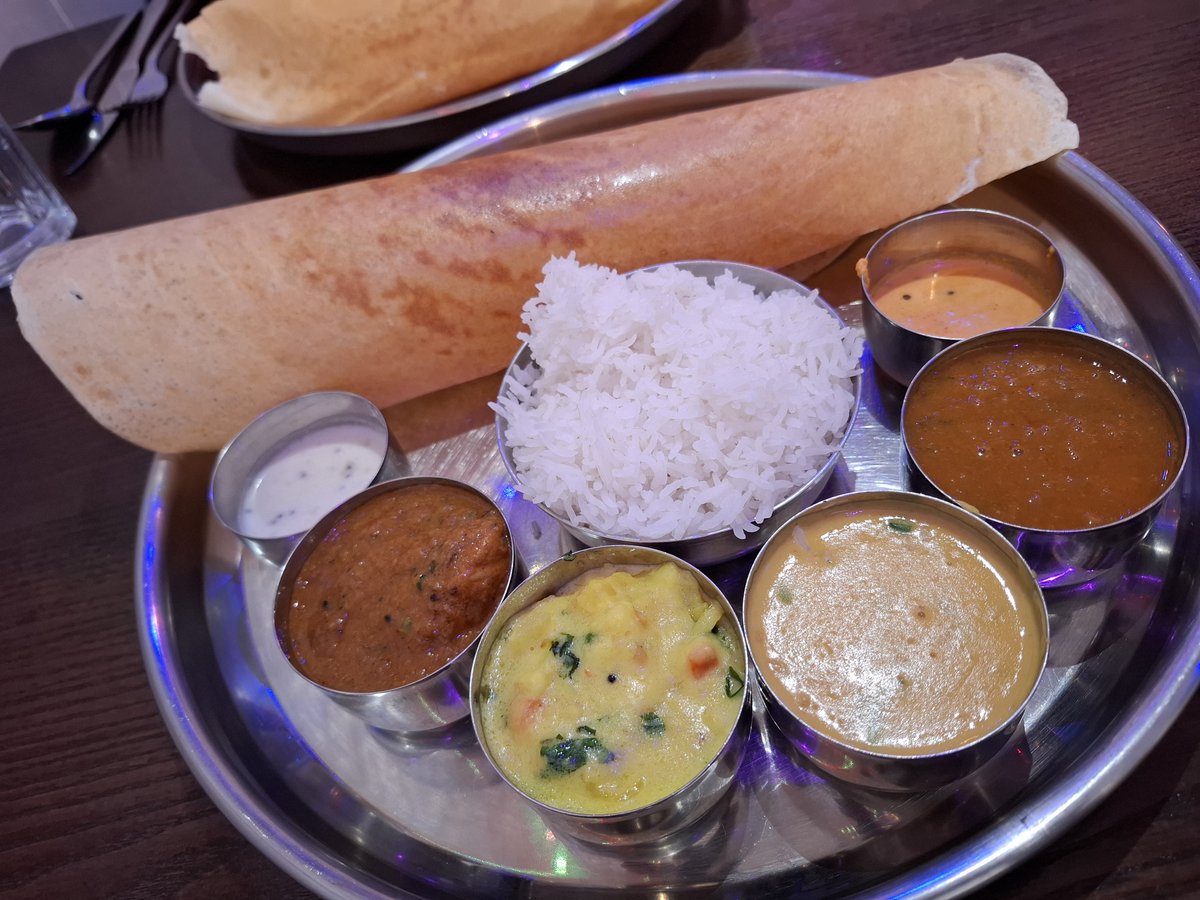 SafariKZNMark's tweet image. A love of #indianfood led me to create #worldbunnychowday And yesterday was an overdue real treat at a local restaurant. Sadhya in Wellingborough does the most divine express lunch, as pictured... #eatlocal #curry