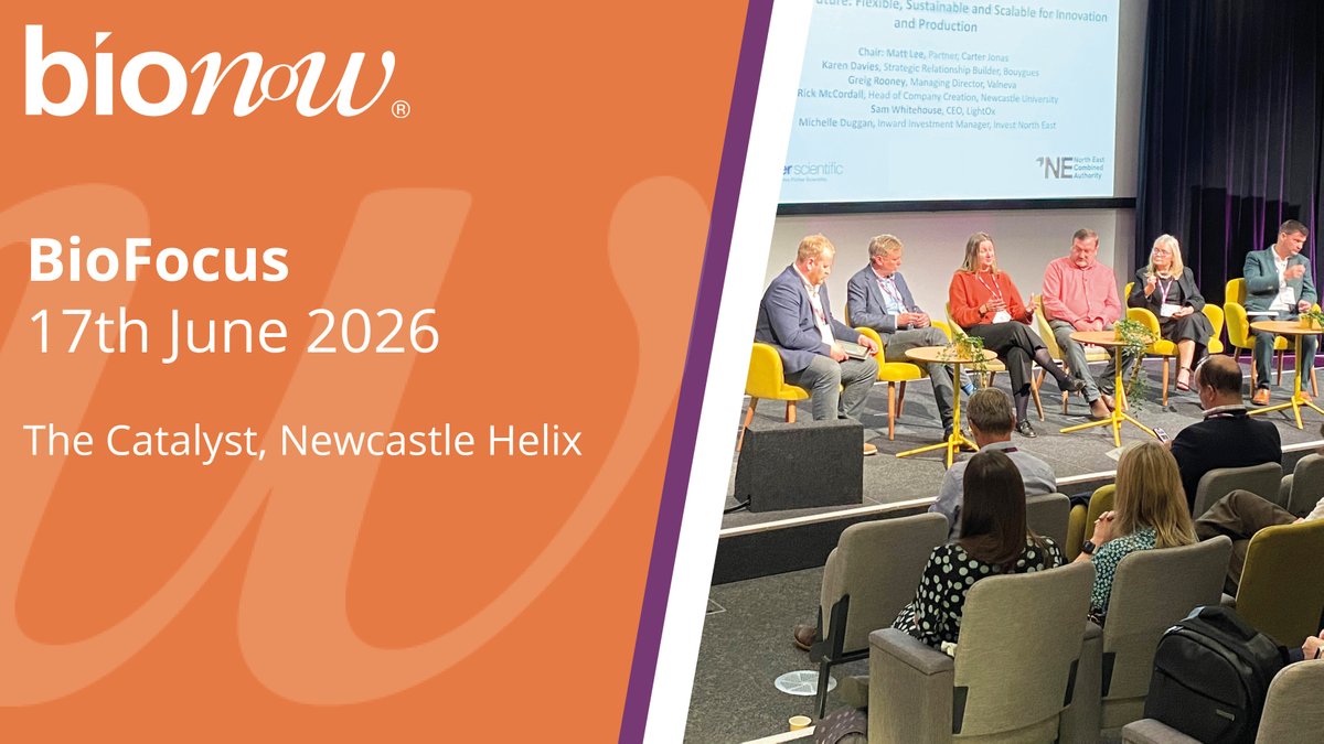 Bionow's tweet photo. Spark #collaboration and accelerate #innovation at the #Bionow #BioFocus conference on 17 June: a powerful platform to connect, engage and create new opportunities for growth. Join leaders from #industry, #academia and the wider #LifeSciences community!
https://t.co/aUYRwchjUs https://t.co/lW4ZJfR7C5