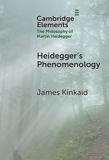 CambUP_PHILNYUK's tweet image. New Cambridge Element, Heidegger’s Phenomenology, by James Kinkaid, out now! Read for free for the next 2 weeks at
cup.org/4dNJq2Z
#cambridgeelements #philosophy