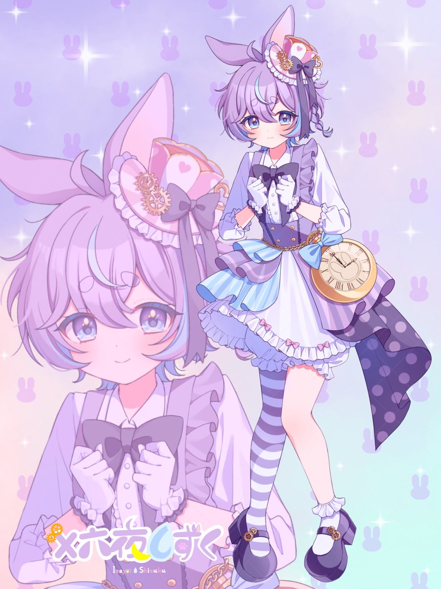 izayoi429's tweet photo. ✨ #立ち絵公開 ✨

Vのおしごと公認ライバー(@VnoOshigoto)
アナウサギ🐰の十六夜しずく🕒💧です！

4/22 デビュー

今なら最古参💜

IRIAM: https://t.co/Mg4kndX255

❤️♻️+👤💬全反応巡回

#IRIAMライバーさんと繋がりたい
#IRIAM準備中 https://t.co/izzfjq1f9S
