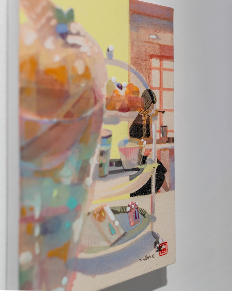 reijinsha_g's tweet photo. 🥬企画展『FOOD -おいしいを創る-』出展アーティストを紹介します。

後藤 まどか
Madoka Goto

彼女が描くのは、暮らしの中に溶け込む食べ物とその美しさ。その存在価値を改めて気づかせてくれます。

🔗https://t.co/b1v8MUYilB

#現代アート
#ギャラリー
#藝大
#日本画
#人物画 https://t.co/7Yp6oHTVN2