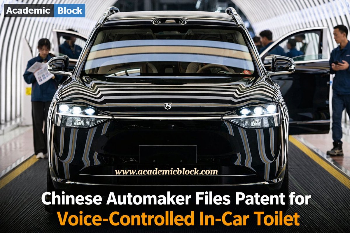 AcademicBlock_'s tweet image. 💬 Chinese Automaker Files Patent for Voice-Controlled In-Car Toilet?

A Chinese automaker has reportedly patented an in-vehicle toilet system that responds to voice commands, blending convenience and tech. 😅

#Innovation #SmartCars #AutoTech #TechTrends #AI #academicblock
