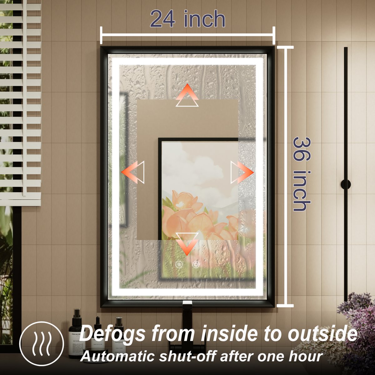 JSneijder2024's tweet image. 🛁No More Foggy Mirrors🛁
24x36 LED Bathroom Mirror
Anti-Fog | Auto-Off | Memory
3 Light Temps | Dimmable
Black Aluminum | 5mm HD Glass
Ideal for Home &amp;amp; Hotel
Get It👉amazon.com/dp/B0DMSQ2ZNM
#BathroomGoals #SmartHome #HomeDecor
 #LEDMirror #Mirror #antifog #vanity