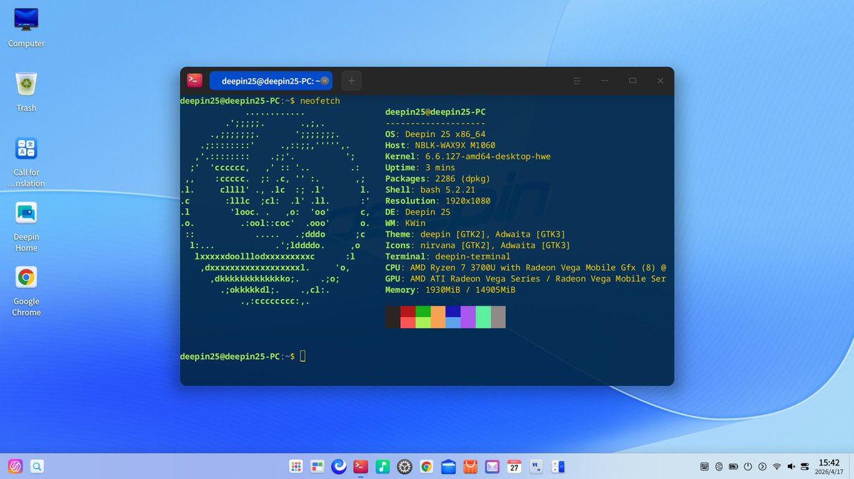 linux_deepin's tweet image. Just installed #Linux for the first time, what should I do first?🤔
#LinuxBeginner #OpenSource #Desktop