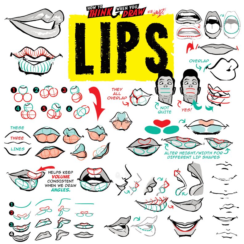 EtheringtonBros's tweet image. LIPS! To get the FREE monthly How to THINK When You draw digital MAGAZINE, (including NEW tutorials, a YEAR before they appear online) just tap the link in the bio HERE:  @etheringtonbros
#anime #manga #conceptart #gamedev
