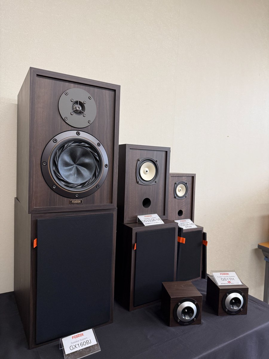 FOSTEX_INFO's tweet image. 明日開催「第9回 北陸オーディオショウ」

会場準備も進行中🔧
いよいよ明日から2日間！
📅4/18（土）10:00～19:00
📅4/19（日）10:00～17:00

ぜひ会場でご体感ください。
ご来場お待ちしております！
#北陸オーディオショウ #オーディオ #FOSTEX