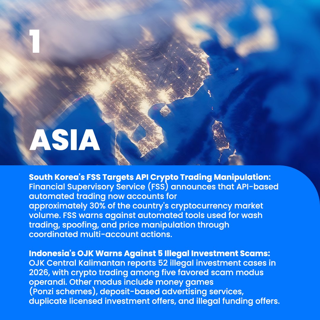 PAYOKPayment's tweet image. PAYOK Weekly News Global Markets &amp;amp; iGaming Update: 
🌏 South Korea's FSS Targets API Crypto Trading Manipulation
🌎 Indonesia's OJK Warns Against 5 Illegal Investment Scams
🌍 Brazil's Prediction Markets Grow Despite Legal Uncertainty

#PAYOK #PaymentSolution #Payments #Fintech