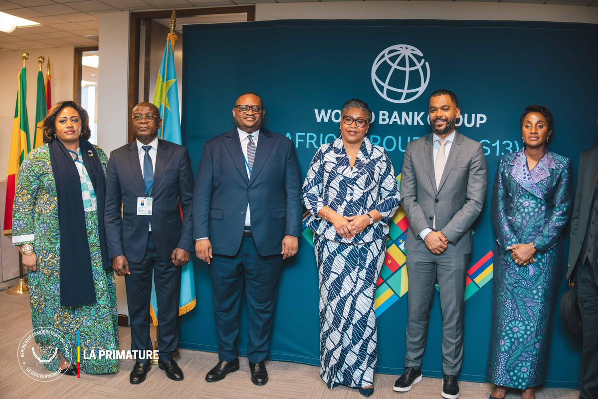 KankuSipamba's tweet image. #RDCongo #Washington2026 #Économie
15 avril 2026 | En marge des Réunions de printemps du Groupe de la Banque mondiale et du Fonds monétaire international ( @FMI), la Première Ministre, Cheffe du Gouvernement, @SuminwaJudith Tuluka, a tenu une séance de travail avec Diame Diop,