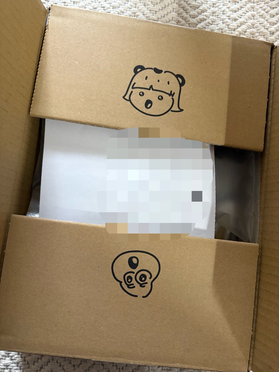 luce_sph's tweet photo. 狸豆商店初めて利用したんですが、開けてから気づいたんだけど、箱めっちゃかわいいじゃん！！🫶 https://t.co/8VzKkh3te0