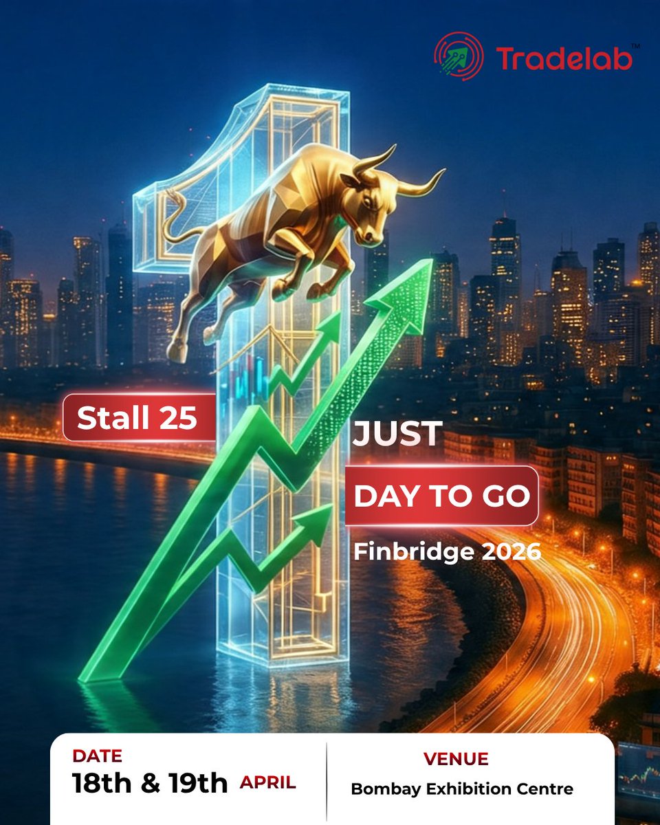 TradelabTech's tweet photo. Trade Fast. Control Risk. Scale without Limits.
1 Day to Go
Trade Fast. Control Risk. Scale without Limits.
Join us at Finbridge Mumbai.
📍 Stall 25 | 18th &amp; 19th April
See you there. https://t.co/Dffi421061