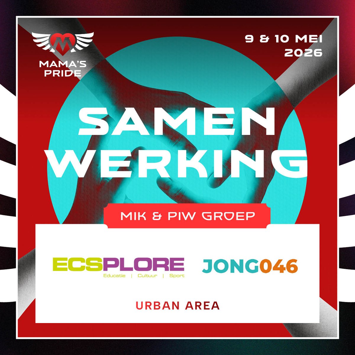 MamasPrideFest's tweet photo. De nieuwe samenwerking tussen Mama’s Pride en de MIK &amp; PIW Groep laat zien hoe cultuur en sociaal werk elkaar kunnen versterken. 👉 Lees het nieuwsbericht: https://t.co/Wfs28XZycA https://t.co/Ztl2LVEDhn