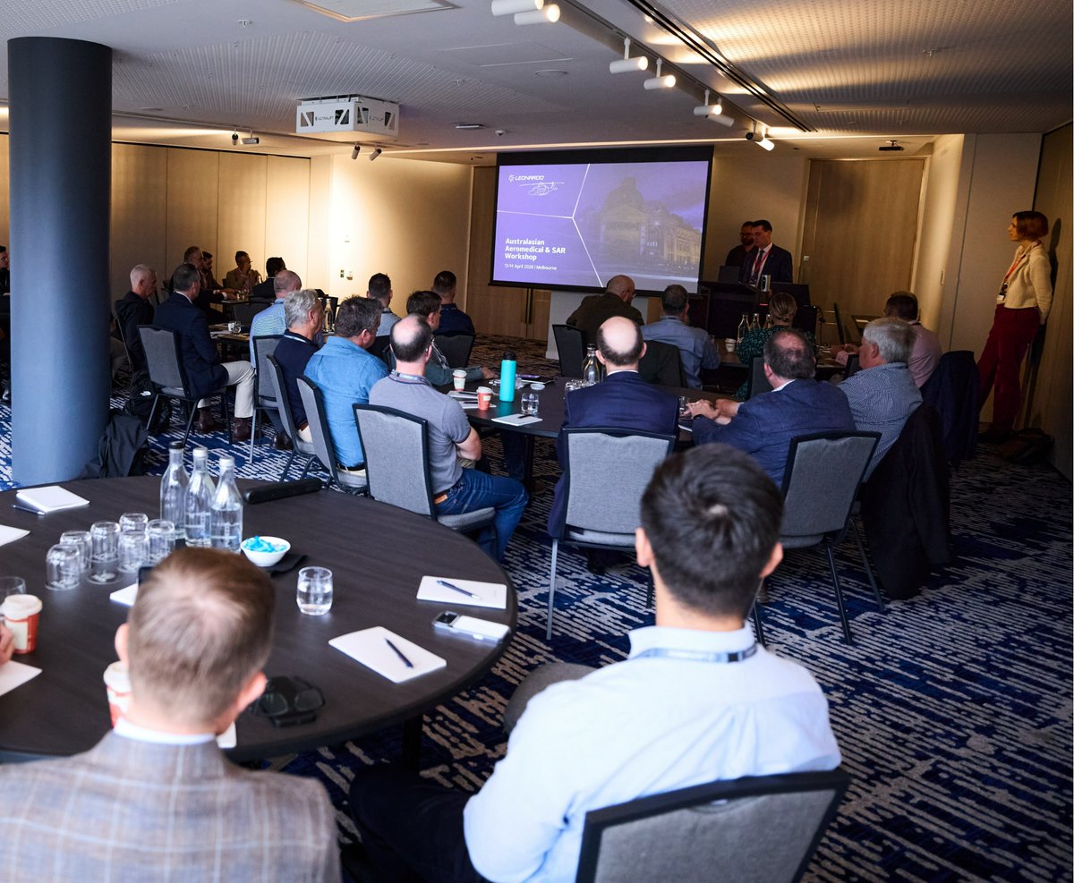 LDO_Helicopters's tweet image. This week, #LeonardoHelicopters hosted its first Australasian Aeromedical &amp;amp; SAR Workshop in #Melbourne, bringing together operators, clinicians, regulators and industry representatives for two days of open dialogue and shared experience.

The event started with a visit to the