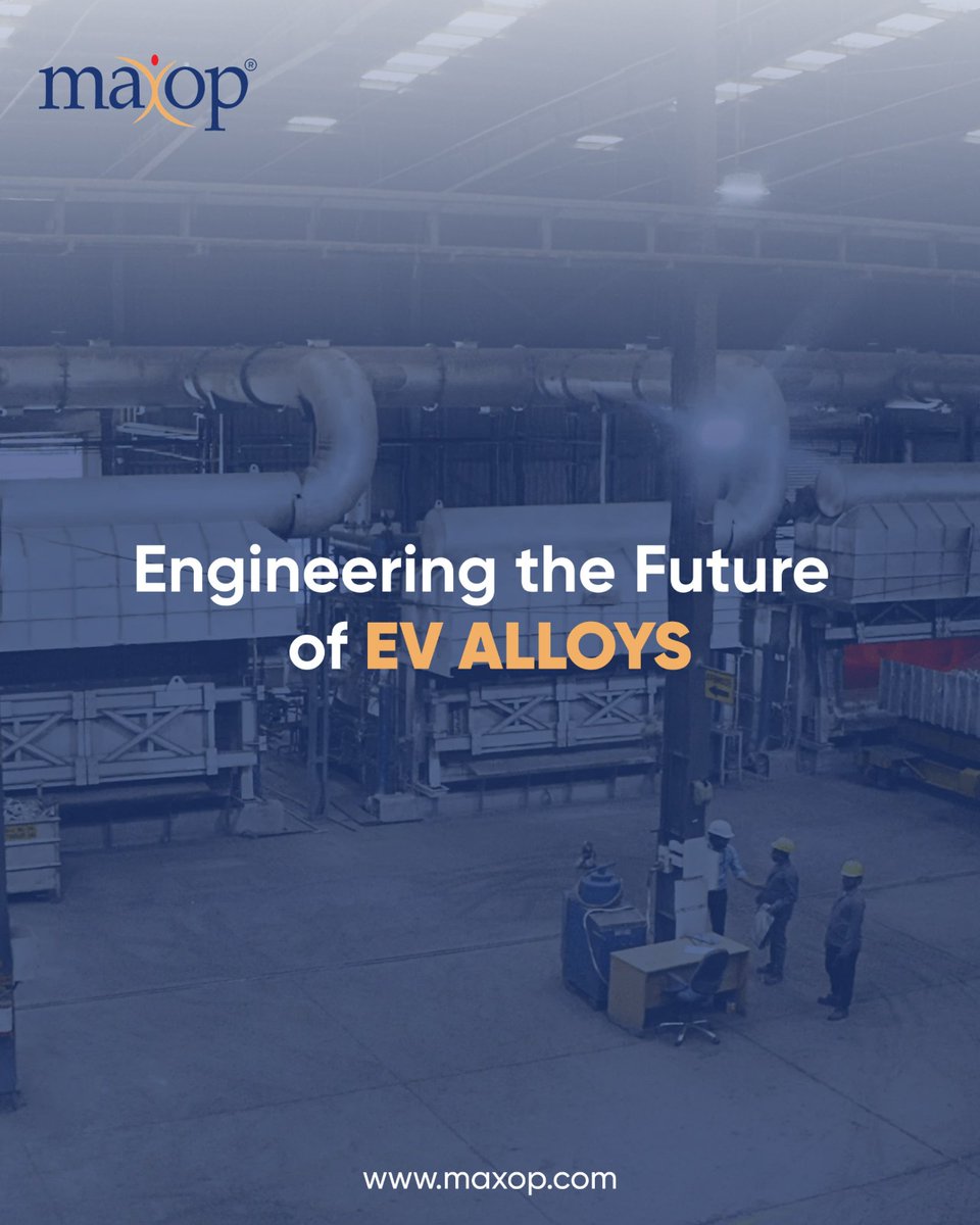 MaxopEngg's tweet photo. The future of mobility demands smarter materials.
At MAXOP Alloys, we engineer advanced aluminum alloys designed for EV applications delivering the perfect balance of lightweight performance, strength, and elongation to power the next generation of electric vehicles.

#MAXOP https://t.co/ZiYc2BBCr8