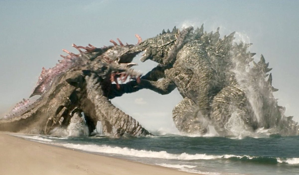 DangervilleTeam's tweet image. What did you all think of the GODZILLA VS TITAN X fight!? #MonarchLegacyofMonsters #AppleTV