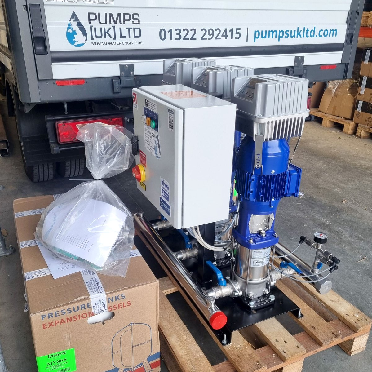 PumpsUK's tweet image. Another PUK Vari Com booster set leaving our workshop. Supplied with an accessory package including an Imera 80L vessel.

pumpsukproducts.com/products/

#PumpsUK #BoosterPumps #MadeInBritain