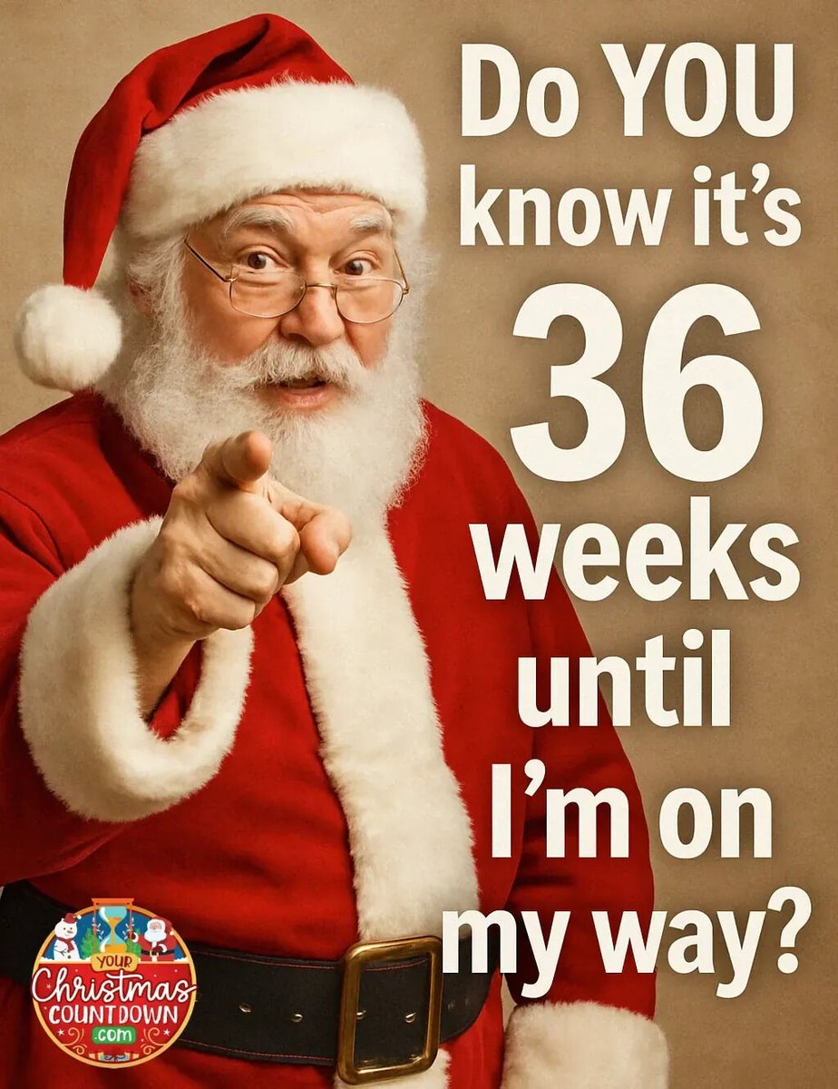 christmas_clock's tweet image. 36 WEEKS UNTIL #CHRISTMAS!
🕒 YourChristmasCountdown.com 🎄🎅