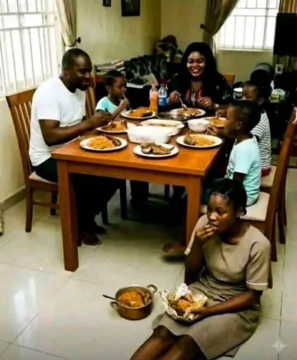 Every African home today yet we are online crying for reparations for slavery.