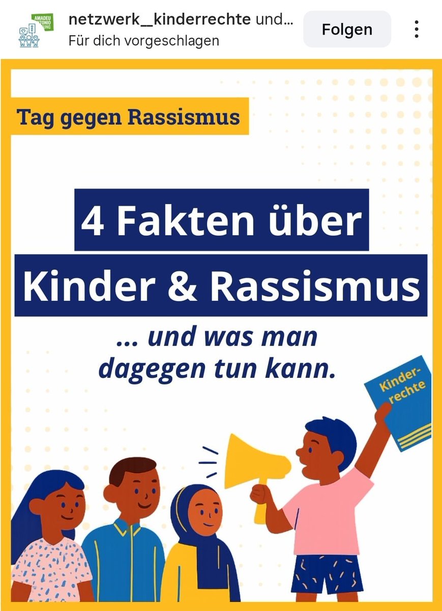 Kein Platz für weiße Kinder auf der Kachel.