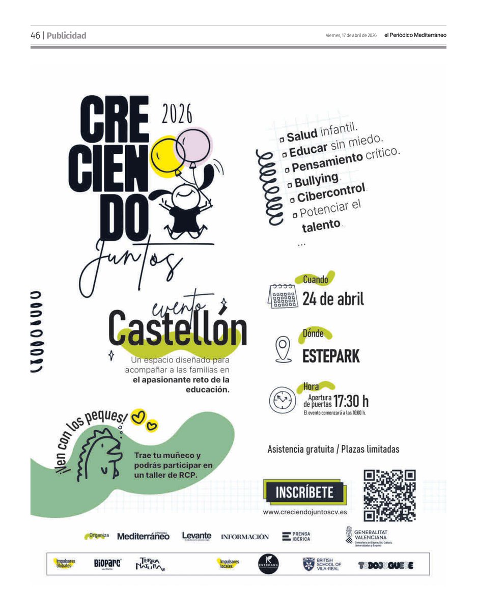 #MediTV #elperiodicomediterraneo #educacion #creciendojuntos #familias #entoseducacion