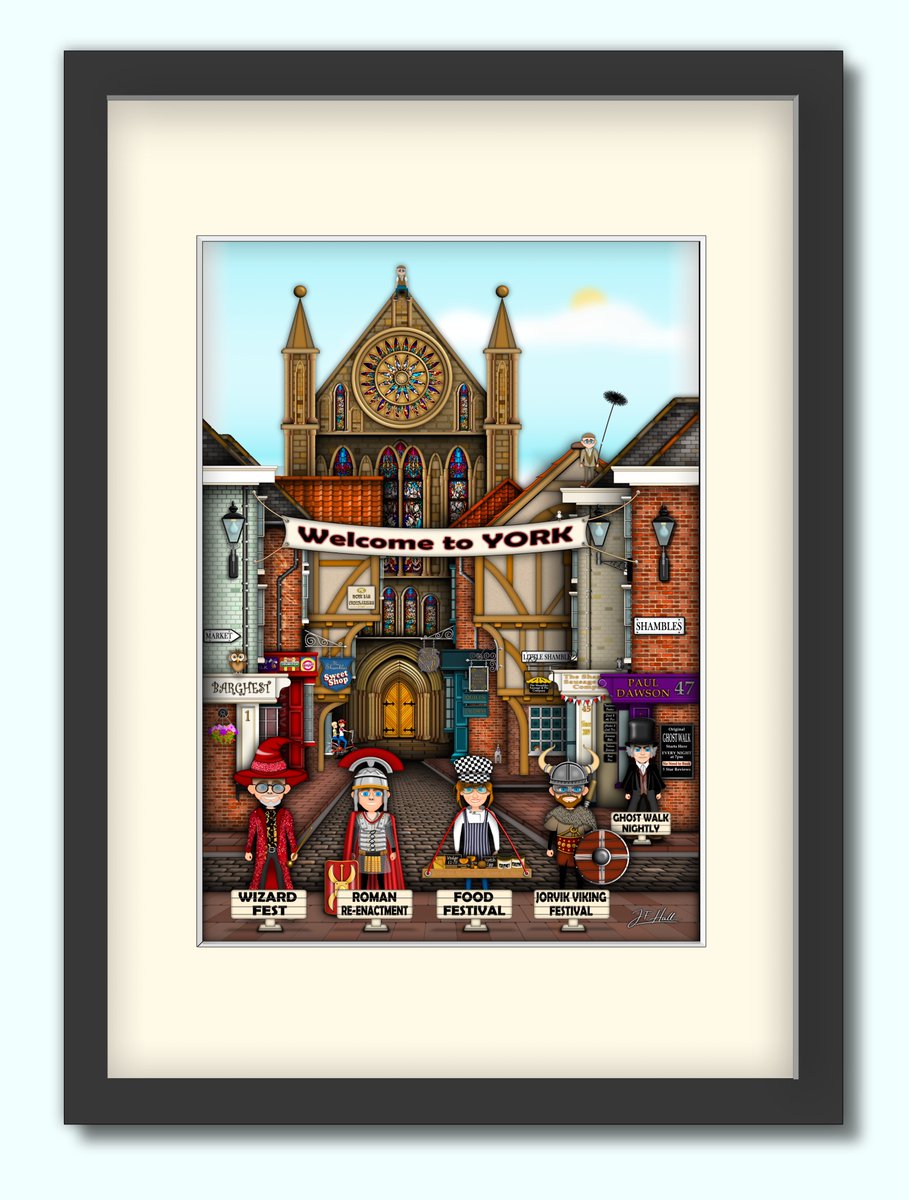 johnfhall's tweet photo. The Shambles and my https://t.co/8QS8zcYkSq interpretation of this wonderful street https://t.co/6IXG2JVgSM