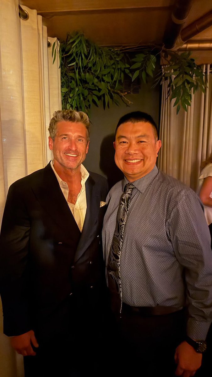 📸 New photo of Patrick Dempsey with a guest at the TAG Heuer dinner on Monday (13/04) in Geneva, Switzerland.

———
IG: wilsony18.
<a href="/PatrickDempsey/">Patrick Dempsey</a> <a href="/TAGHeuer/">TAG Heuer</a> <a href="/watcheswonders/">watchesandwonders</a> #WatchesandWonders2026