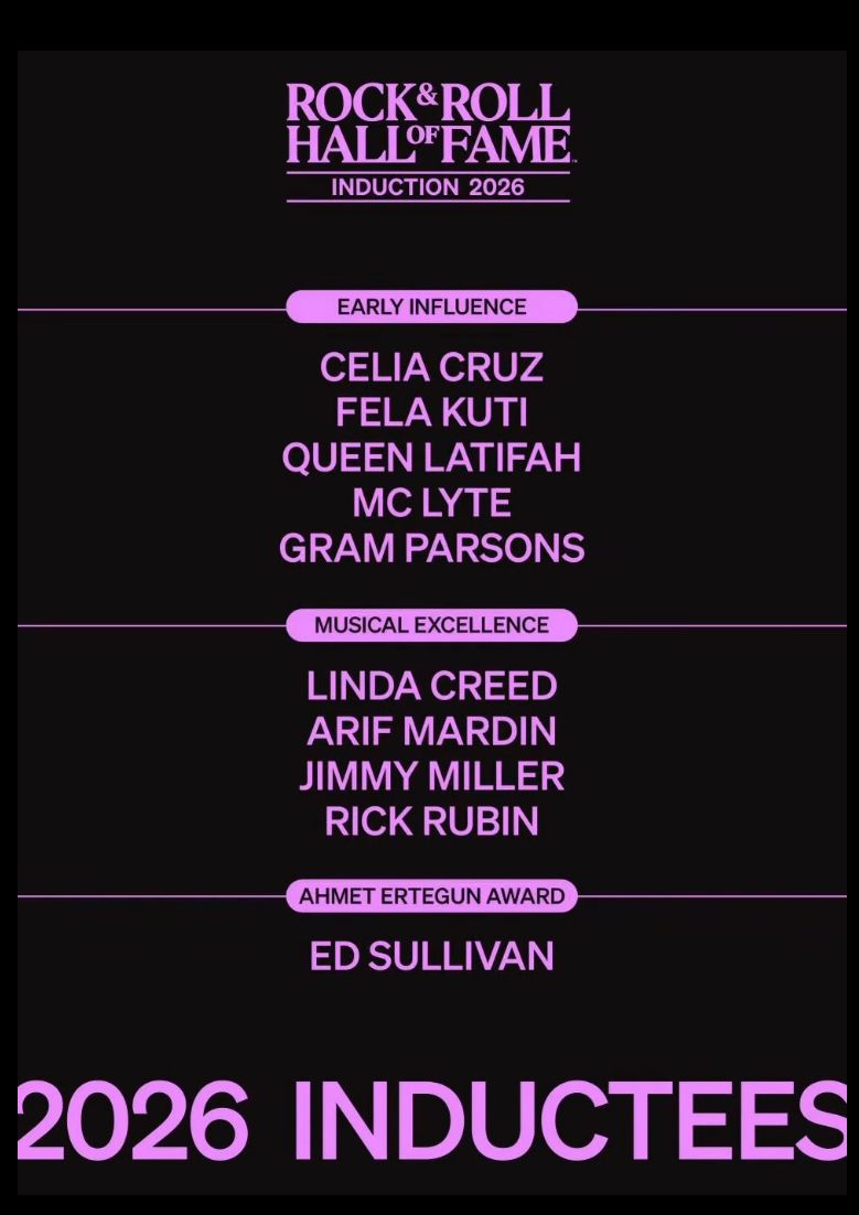 ShalewaAKuti's tweet image. From Lagos to the world 🌍🔥

Fela Kuti enters the Rock &amp;amp; Roll Hall of Fame (2026).

Afrobeat made history. 🐐✨

#FelaKuti #Afrobeat #RockHall2026