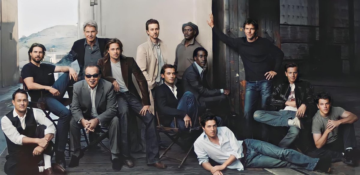 Incredible Annie Leibovitz shot from 2003 of some of the world's biggest movie stars.