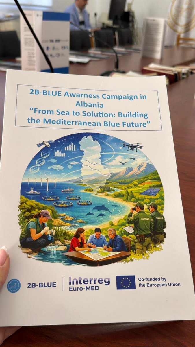BBlue_Med's tweet photo. From Sea to Solution Launch in Tirana🇦🇱

 #2BBLUE kicked off its awareness campaign in Tirana showcasing IMTA innovation and boosting #BlueBiotech collaboration across the Mediterranean
 #Sustainability

More: https://t.co/Bv06aAd8xc https://t.co/cAYHkiSBDX
