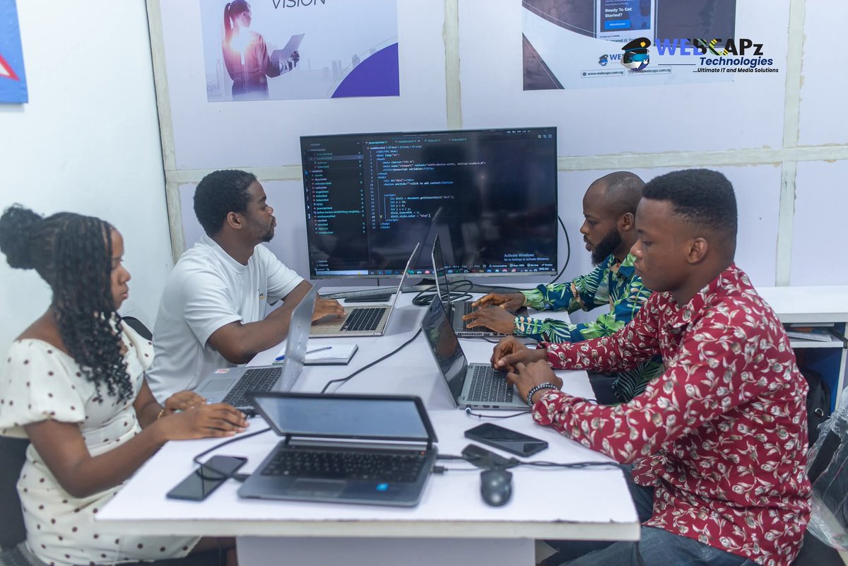 webcapz's tweet photo. We just graduated a batch of web developers whose projects are ready to ship to market. Let me tell you about the week we had at @WEBCAPzTech 👇 https://t.co/Amou2S2GiL