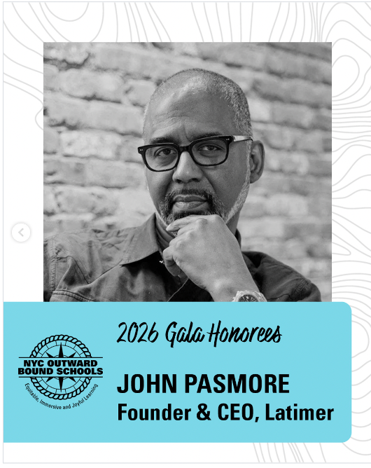 johnpasmore's tweet photo. Wow...humbled for the recognition from NYC Outward Bound @NYCOutwardBound - seems like a really good time to think through our relationship with nature.

At @NYCOutwardBound, we believe in the potential of every student — what they can do, who they can become and the impact they can have. ALSO honoring the Speaker of the @NYCCouncil @JulieMenin