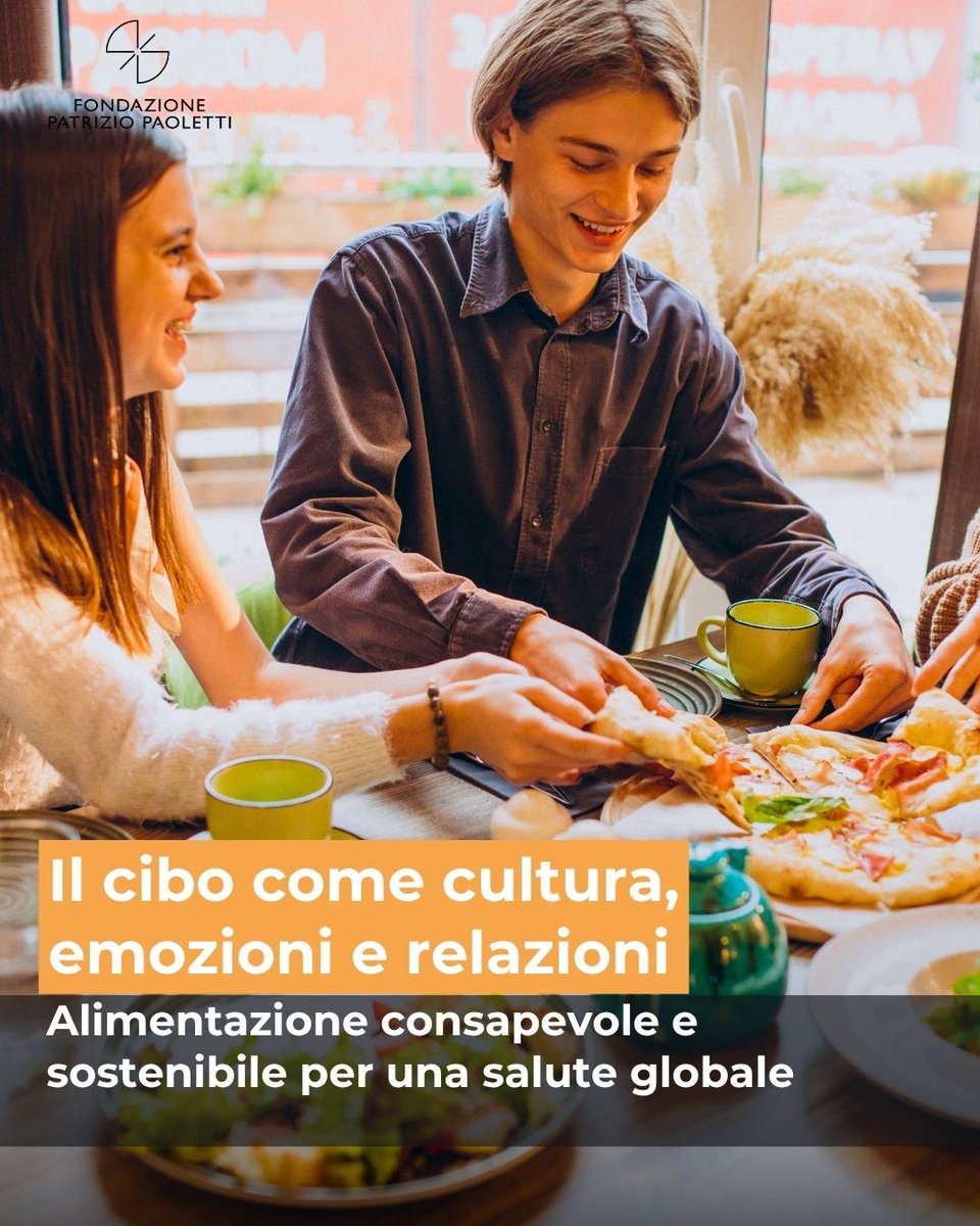 Paoletti_FND's tweet image. L'alimentazione ha una dimensione profondamente sociale. La convivialità, che include amicizia e vivacità di rapporto, sarebbe correlata alla #cultura della #dietamediterranea, associata a una maggiore #salute e #longevità. 
Scopri  di più 👉 tinyurl.com/alimentazionec…