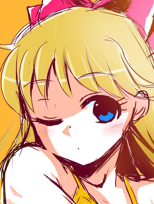 #頬の斜線は必要だと思った人は無言で絵を貼る