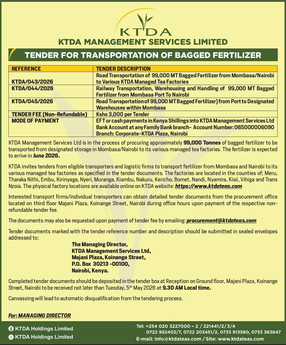 KTDA Holdings Limited tweet media