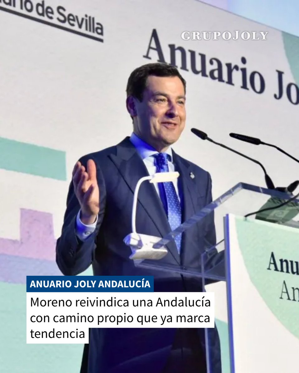 diariosevilla's tweet photo. El presidente de la Junta defiende al presentar el ‘Anuario Joly Andalucía’ la estabilidad y la moderación como modelo de gobernanza de éxito en plena precampaña autonómica

✍🏼 Alberto Grimaldi
📸 Juan Carlos Vázquez

https://t.co/ERI2UshXkj

#anuariojoly https://t.co/10LjBAaPRa